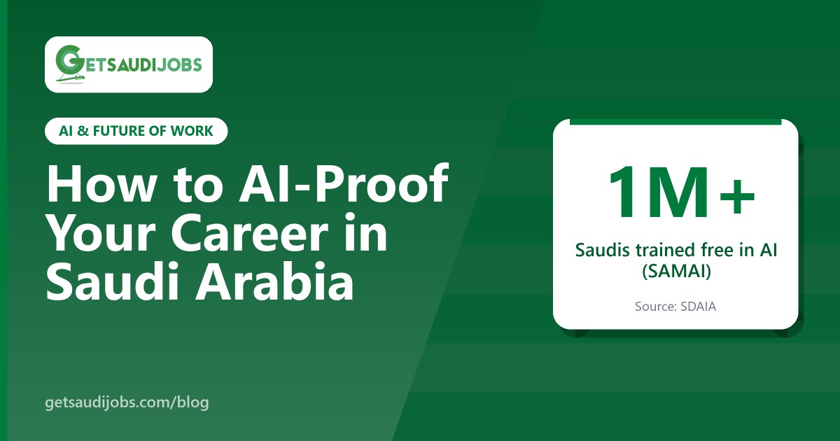 Professional in Riyadh learning AI skills on a laptop